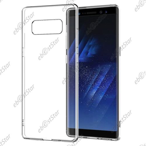 Ebeststar ® Coque Silicone Gel Ultra Fine Housse Etui Souple Pour Samsung Galaxy Note 8, Couleur Transparent [Dimensions Precises De Votre Appareil : 162.5 X 74.8 X 8.6 Mm, Écran 6.3'']