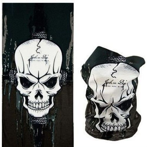 Masque, Tour De Cou - T?Te De Mort (Skull Biker Protection) - Tube 50 X 25 - 100% Dacron - Taille Unique