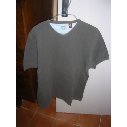 T-Shirt Celio Manches Courtes Coton Xl Kaki