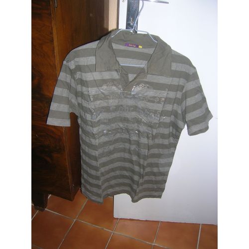 Polo Eddie Tigger Manches Courtes Coton L Multicolore