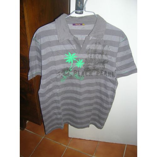Polo Eddie Tigger Manches Courtes Coton L Multicolore