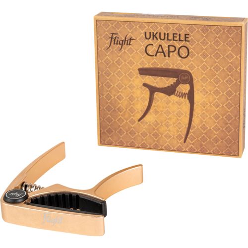 Flight Fc-Gd Ukulele Capo Gold Capodastre Pour Ukulélé (Or)
