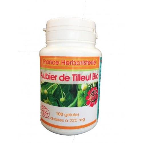 Gelules Aubier Tilleul 100 Gélules Dosées À 220 Mg. 