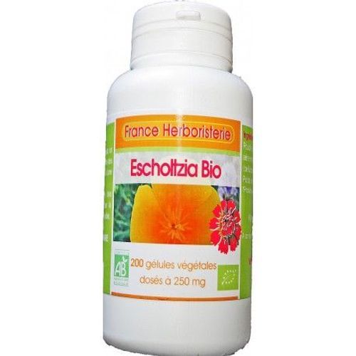 200 Gélules Escholtzia Bio Ab Dosées À 250 Mg. 