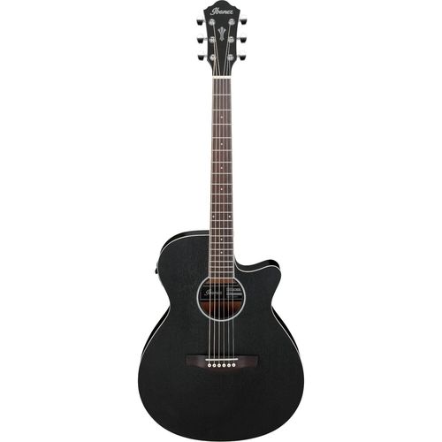 Ibanez Aeg7mh Weathered Black Guitare ?Lectro-Acoustique Folk