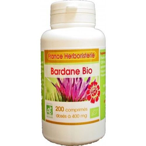 Bardane Racine Bio Ab 200 Comprimés Dosés À 400 Mg En Comprimés. 