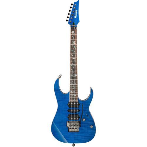 Ibanez J.Custom Rg8570-Rbs Royal Blue Sapphire Guitare Électrique Avec Étui Et Certificat D'authenticité