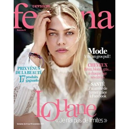 Version Femina N°815 - Prix Vénus De La Beauté, Cheveux, Louane,