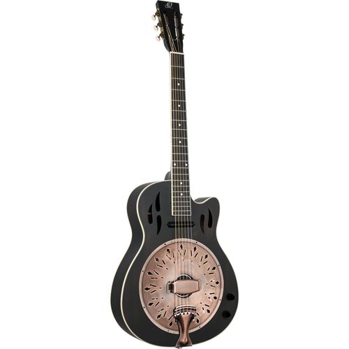 Ortega Americana Series Rrg40ce-Dbk Resonator Guitar Guitare ? R?Sonateur ?Lectro-Acoustique