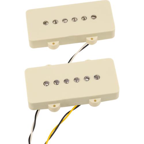 Fender Cunife Cobalt Chrome Jazzmaster Pickup Set Set De Micros Pour Guitare Électrique