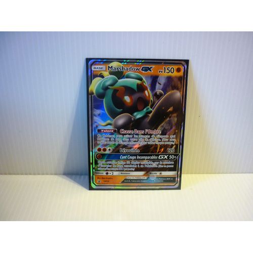 Carte Pokemon Ultra Rare Marshadow Gx Promo Pokebox Exclusif 2017!! Sm59 Vf