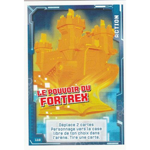 N°110 - Carte Lego Nexo Knights - Le Pouvoir Du Fortrex