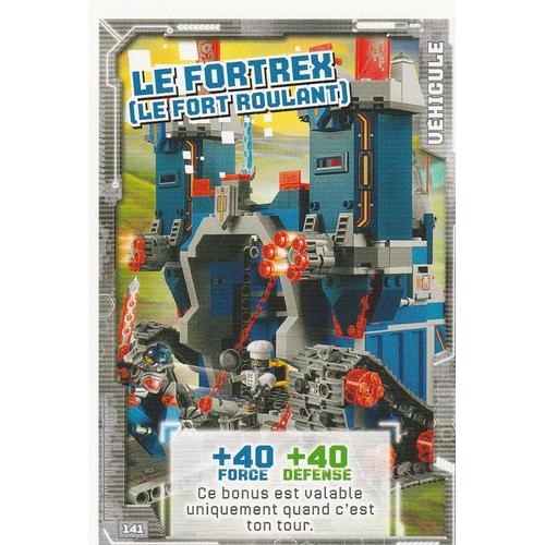 N°141 - Carte Lego Nexo Knights - Le Fortrex