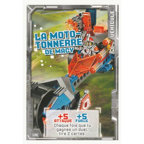 N°146 - Carte Lego Nexo Knights - La Moto Tonnerre De Macy