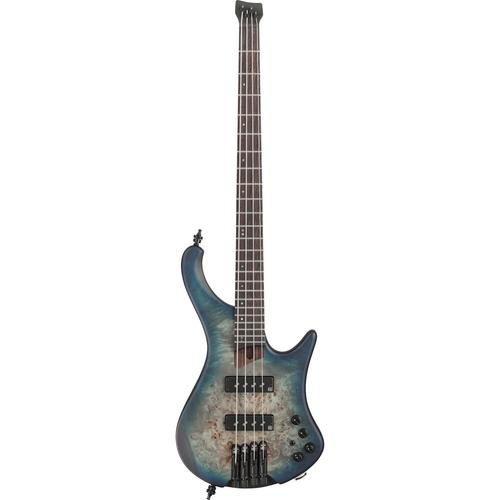 Ibanez Ehb1500 Bass Workshop Cosmic Blue Starburst Flat Basse Sans T?Te Avec Housse