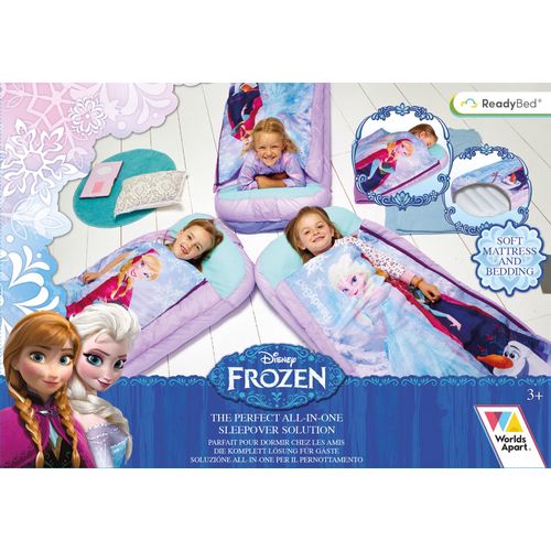 La Reine Des Neiges - Lit Junior Readybed - Lit Gonflable Pour Enfants Avec Sac De Couchage Intégré