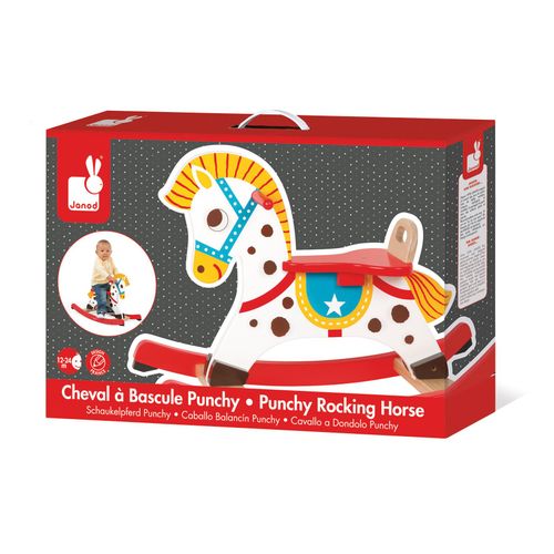Jouets D'eveil Cheval À Bascule Punchy (Bois)