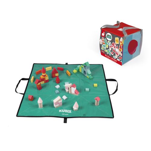 Jouets D'eveil Kubix - 80 Cubes En Bois