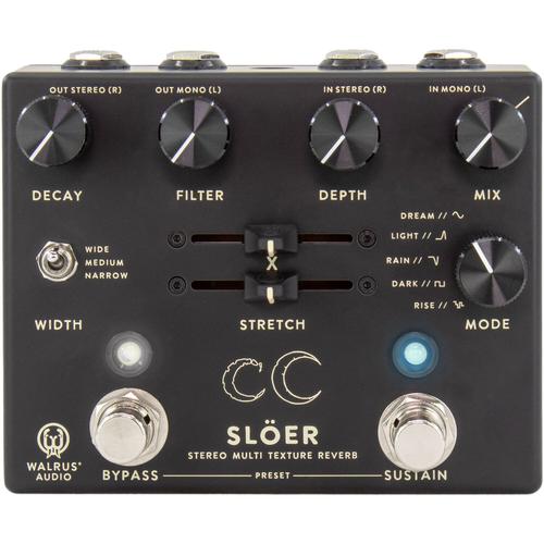 Walrus Audio Sloër Black Stereo Ambient Reverb Pédale D'effet