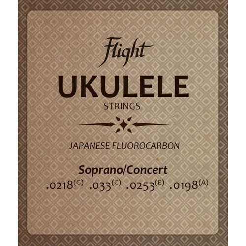 Flight Fussc100 Jeu De Cordes En Fluorocarbure Pour Ukulélé Soprano Et Concert