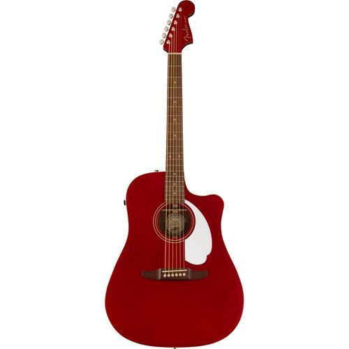 Fender Redondo Player Candy Apple Red Wn White Pickguard Guitare ?Lectro-Acoustique Folk