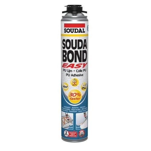 Mousse-colle PU Soudabond Easy Gun orange 750ml - SOUDAL - 121734