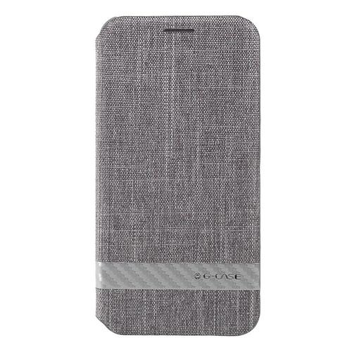 Etui Folio G-Case Iphone X Textile Gis Chiné