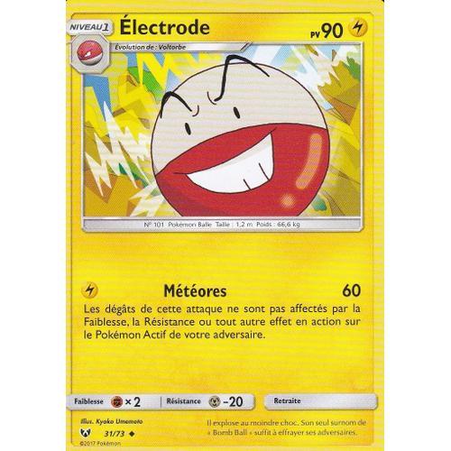 Carte Française Electrode 31/73 Série Légendes Brillantes Pokemon