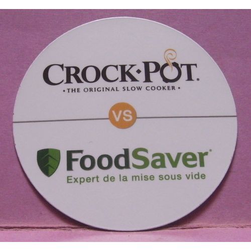 Magnet " Crock - Pot (The Original Slow Cooker) Vs Foodsaver (Expert De La Mise Sous Vide)