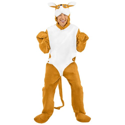 Déguisement Kangourou Effet Velours Adulte - Taille: M / L