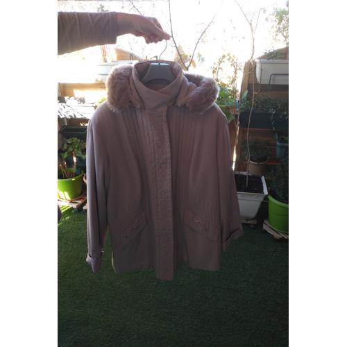 Parka Damart Microfibre 54 Beige 