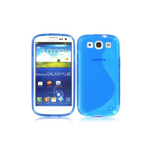 Coque Case Samsung Galaxy S3 I9300 Bleu Ultra Slim " Le S " Silicone Souple (Tpu)