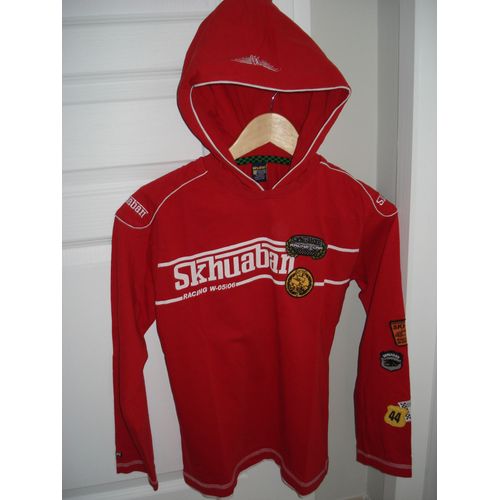 T-Shirt À Capuche Rouge "Racing Car