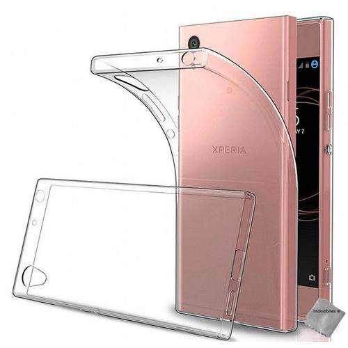 Housse Etui Coque Gel Fine Sony Xperia Xa1 Plus + Film Ecran - Transparent Tpu