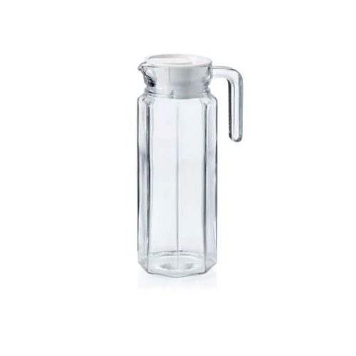 Pichet, Carafe, Cruche - 1 L, Verre Avec Couvercle En Plastique