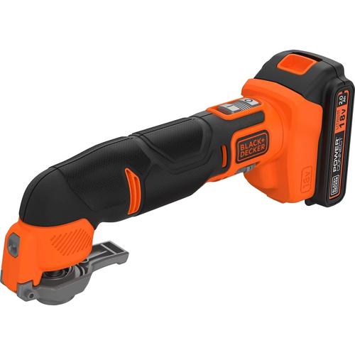 Outil oscillatoire 18V sans fil - multifonction - BLACK+DECKER - sans batterie ni chargeur - accessoires - BDCOS18N-XJ