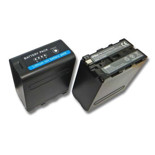 vhbw 2x Batterie compatible avec Sony Hi8 CCD-TR940, CCD-TR930, CCD-TRT97 caméra vidéo caméscope (10400mAh, 7,4V, Li-ion)