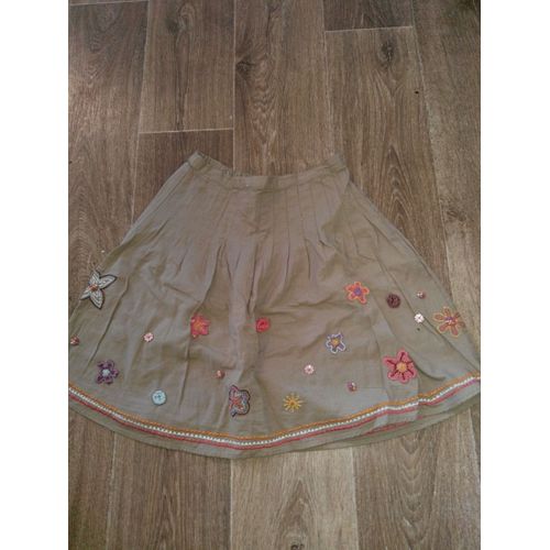 Jupe Du Pareil Au Même Coton 8 Ans Beige