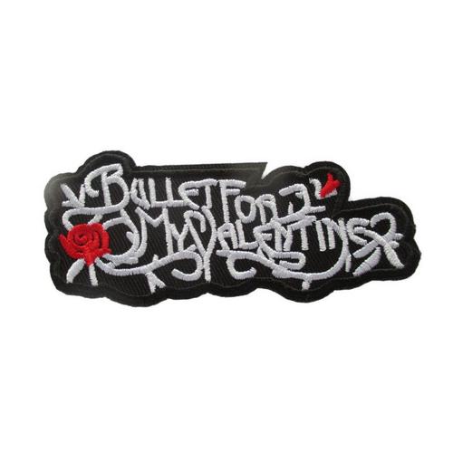 Patch Groupe Bullet For My Valentine 10x4cm Écusson Veste Blouson Rock Roll Thermocollant