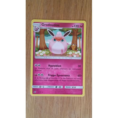 Carte Pokemon - Grodoudou Reverse 72/111 - Sl04 Invasion Carmin