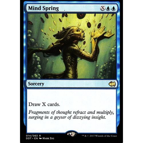 Mind Spring (Source Spirituelle) - Mtg - Merfolk Vs Goblins Vo - R