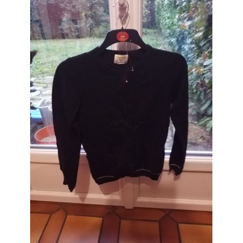 Gilet Tex Acrylique 14 Ans Noir
