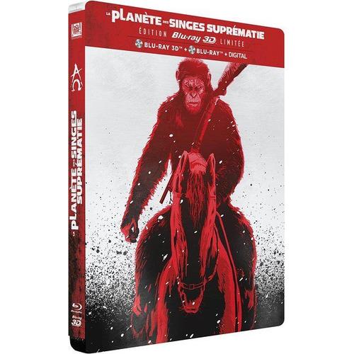 La Planète Des Singes : Suprématie - Combo Blu-Ray 3d + Blu-Ray + Digital Hd - Édition Collector Limitée Boîtier Steelbook