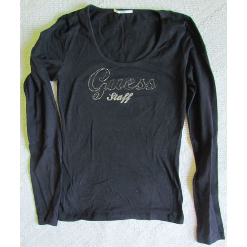 T-Shirt Guess, Fille, 14 Ans Noir
