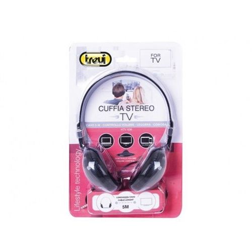 Trevi HTV 636 Nero Sovraurale Padiglione auricolare cuffia HTV636