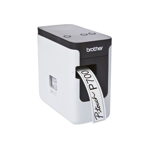 Brother P-Touch PT-P700 - Imprimante d'étiquettes - transfert thermique - Rouleau (2,4 cm) - 180 dpi - jusqu'à 30 mm/sec - USB 2.0 - outil de coupe