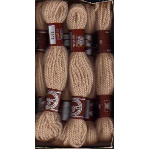 Une Echevette Laine Pour Tapisserie Dmc Colbert N°7143 Beige Rose