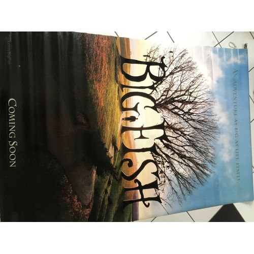 Big Fish - Tim Burton - Ewan Mc Gregor - Affiche De Cinema Americaine Plastifiée Roulée 121x176 Cm