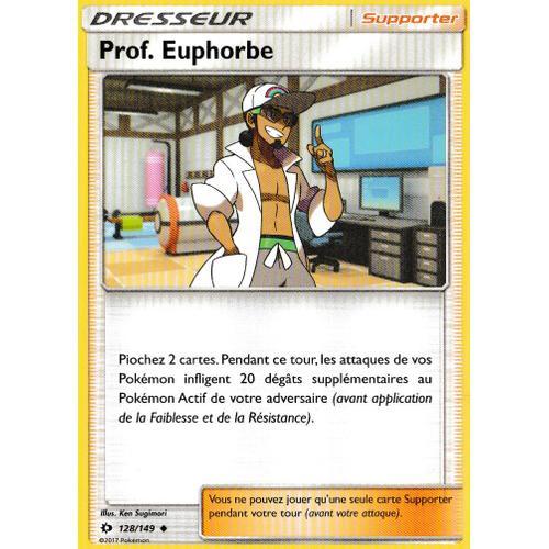 Carte Pokemon Soleil&lune - Prof Euphorbe - 128/149