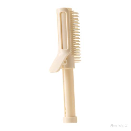 Brosse À Cheveux Coiffante, Brosse Démêlante Polyvalente Pour La Randonnée, Crème 